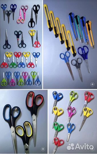 Ножницы, канцтовары, более 15 наименований