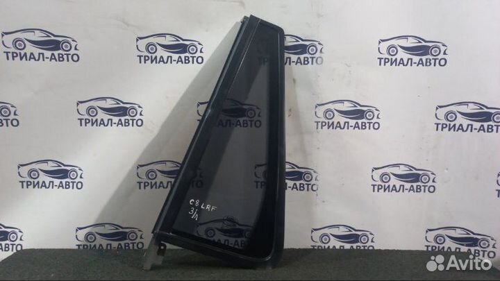 Стекло двери форточка заднее левое Land Rover