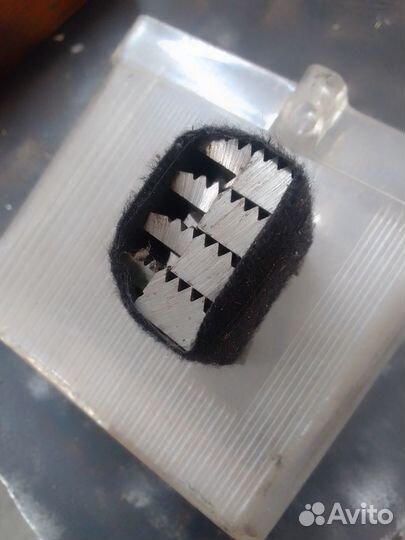 Гребёнка резьбонакатная 2,5мм,к-кт 4шт короткие