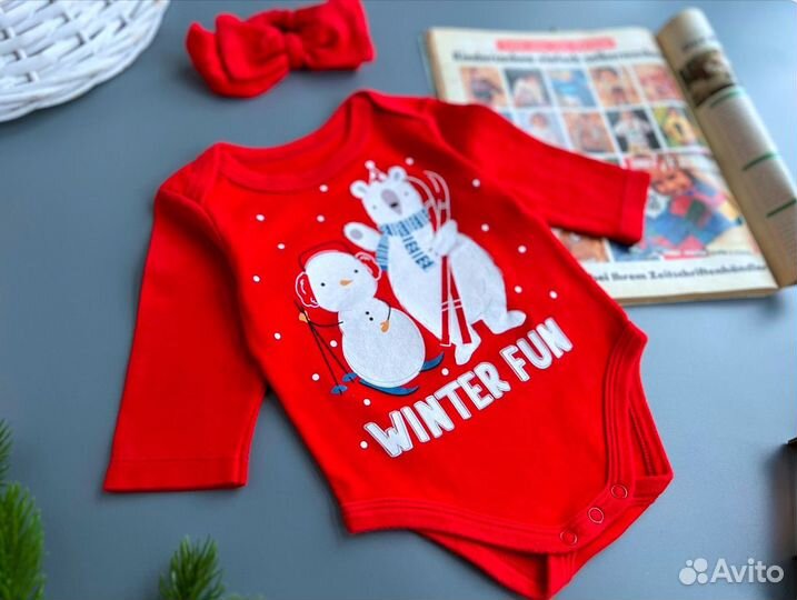 Новый новогодний костюм 68 74