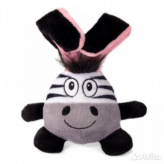 Игрушка для собак Зебра-ушастик, d150мм, Triol