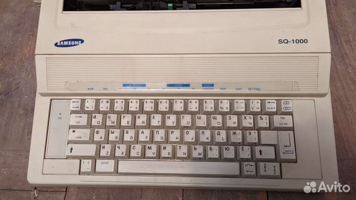Электрическая печатная машинка Samsung SQ-1000