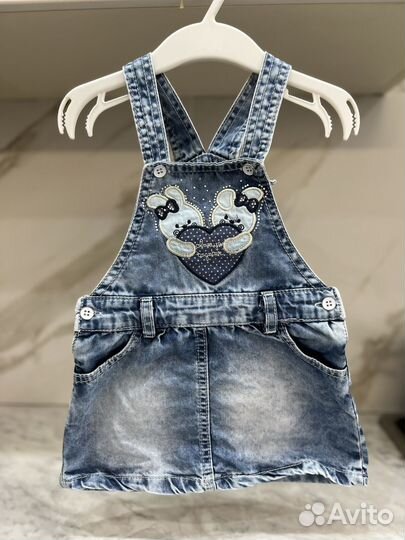 Пакет платьев для девочки 74-80 размер