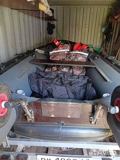 Лодка надувная Apache 3700 с мотором Yamaha 9,9