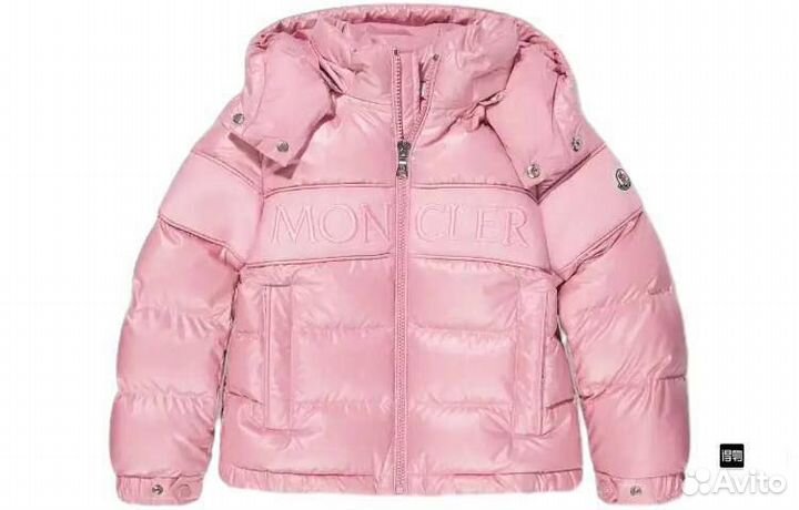 Женская куртка Moncler розовая