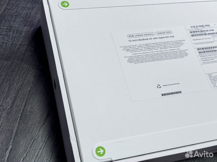 Новый MacBook Air 13.6 (2024) M3 8/256 Starlight