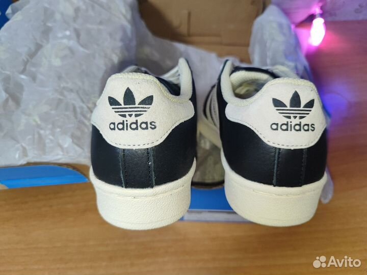 Adidas superstar black white оригинал