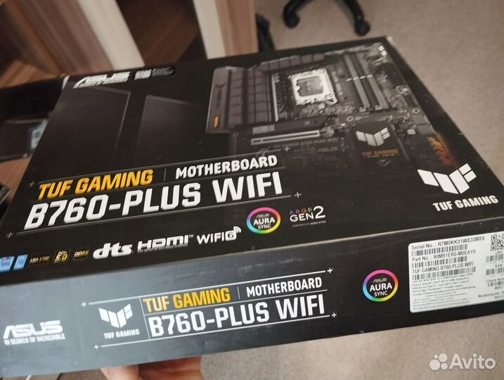 Материнская плата asus TUF gaming B760-plus wifi