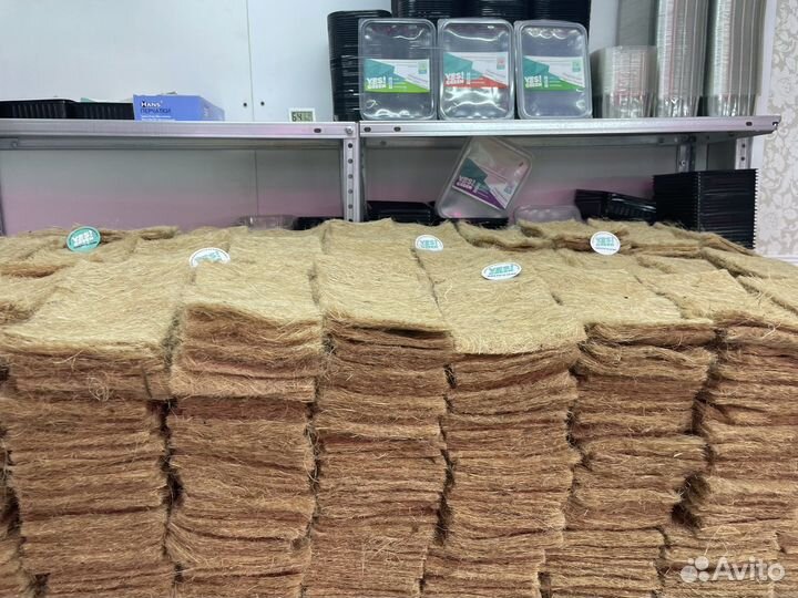 Джутовый коврик для выращивания микрозелени