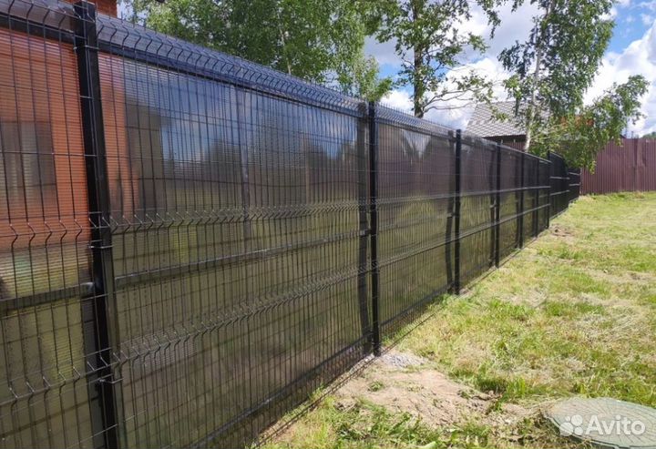 Забор из 3D сетки качественно качественно