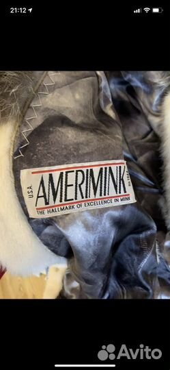 Шуба норковая с капюшоном