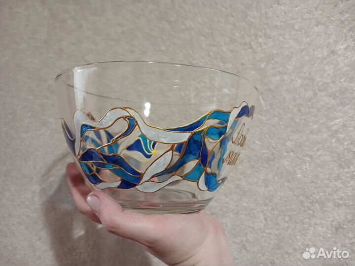 Заказ для Дарьи Новогодний салатник