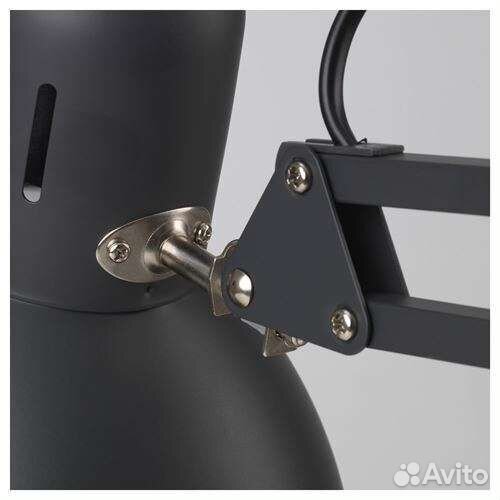 Настольная лампа терциал IKEA белый, чёрный, бежев