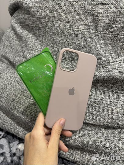 Чехол на iPhone 12 pro max и стекло