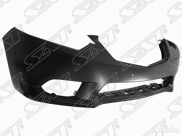 Бампер передний honda accord 11-13 без отв. под ом