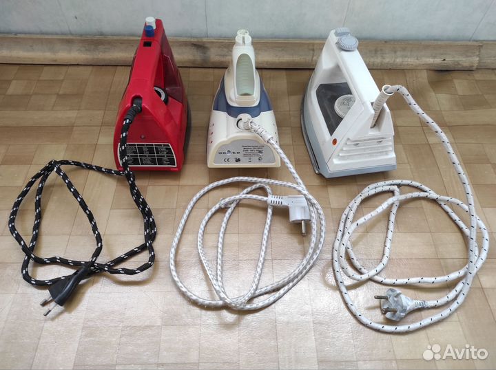 Электрические утюги бу на запчасти ремонт