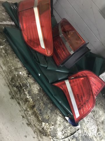 Задние фонари BMW X6 e71 до Рестайл