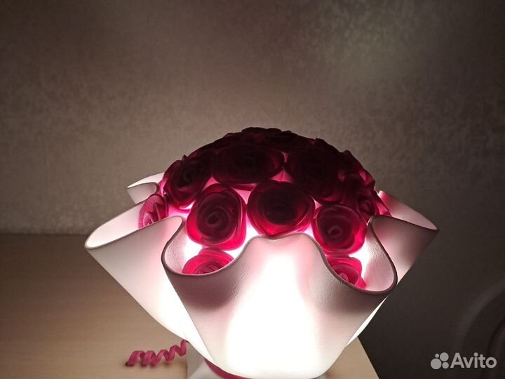 Светильник ночник цветы