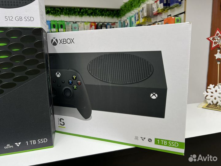 Xbox series s 1 Tb (черный)