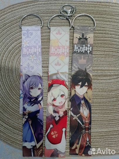 Брелочки по genshin impact
