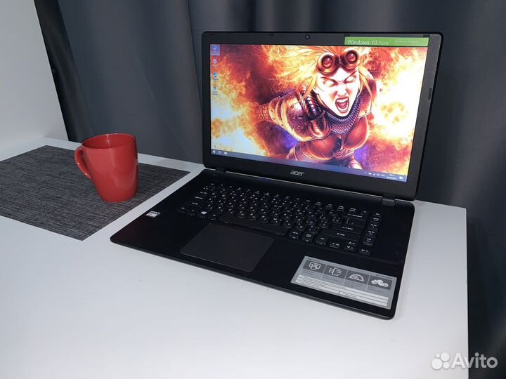 Тонкий Acer 4х ядра, RAM 8gb, SSD+HDD, Radeon r2