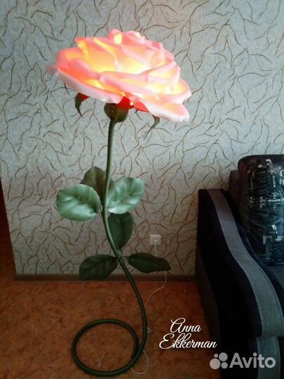 Светильник Ростовые цветы Торшер роза