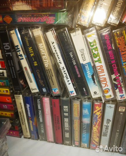 Аудиокассеты новые запечатанные