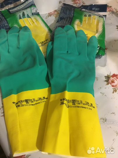 Новые Резиновые перчатки Ansell