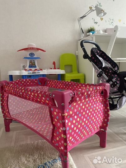 Кровать манеж для куклы