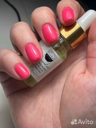 Комби маникюр+однотонное покрытие