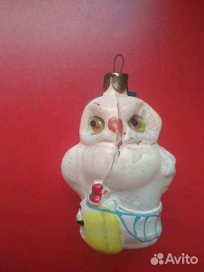 Елочная игрушка Сова Бумба из набора Доктор Айболи