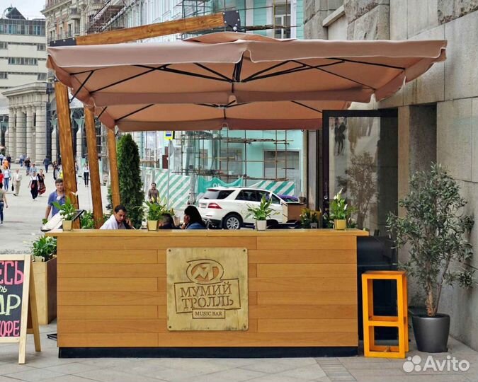 Уличные зонты для кафе и загородной недвижимости