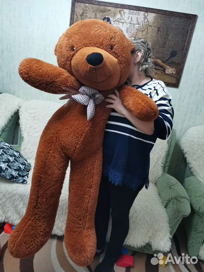 Большая мягкая игрушка медведь