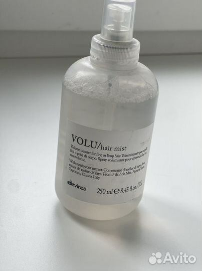 Davines volu спрей hair mist