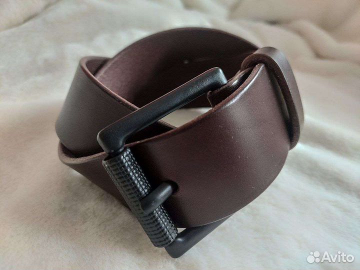 Мужской кожаный ремень ручной работы