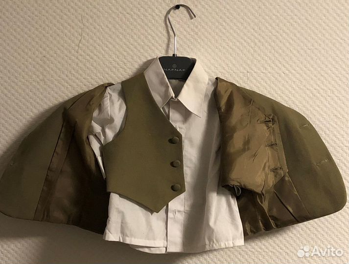 Пиджак жилет рубашка галстук на 1,5 - 2 года