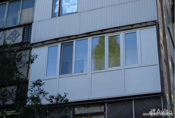 Пластиковая лоджия