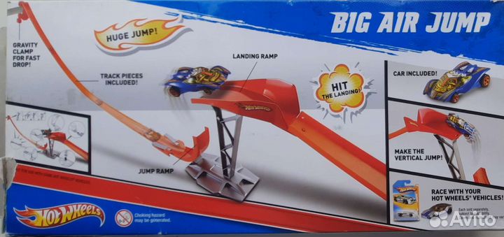 Трамплин Hot Wheels Big Air Jump