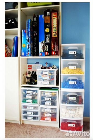 Организация хранения Lego сортировка, игрушек пр
