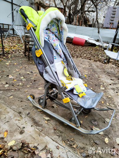 Санки коляска ника kids