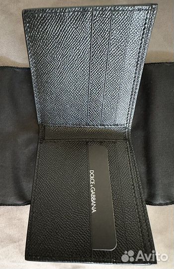 Мужское кожаное портмоне (кошелек) Dolce & Gabbana