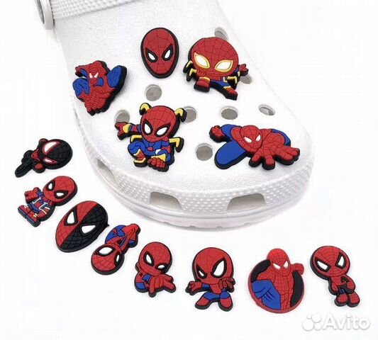 Украшения на crocs джиббитсы