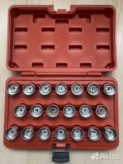 Набор головок для секретных болтов и гаек (audi)