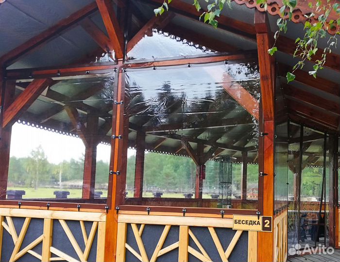 Мягкие окна для беседок террас и веранд