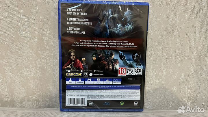 Resident evil 2 remake ps4 Новый диск
