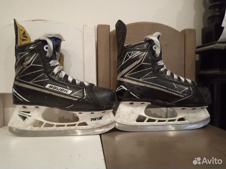 Коньки хоккейные детские bauer 31,5 размер