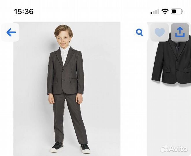 Школьный костюм для мальчика новый 128