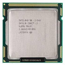 Процессор Intel Core i3-540 (LGA 1156, 2 ядра, 306