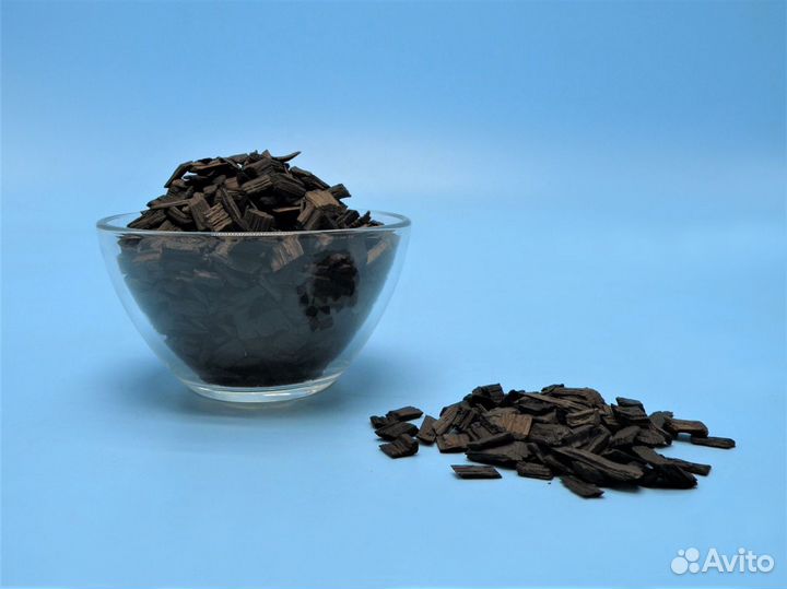 Дубовая щепа сильный обжиг 0,25 кг