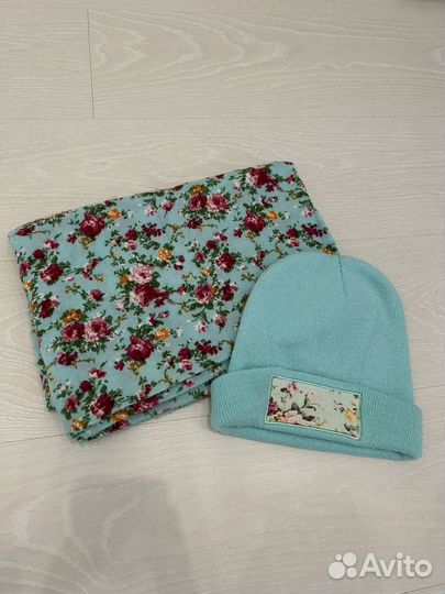 Шарф хомут и шапка